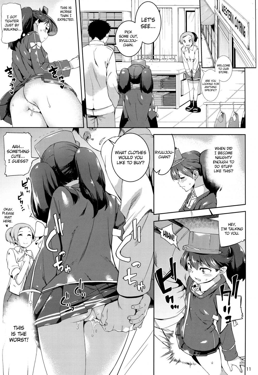 Hentai Manga Comic-Ryuujou-chan and Perverted Admiral in Love-Chapter 3-10